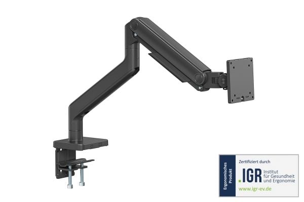 Digitus DA-90473, Klemmer, 20 kg, 124,5 cm (49"), 100 x 100 mm, Høydejustering, Svart