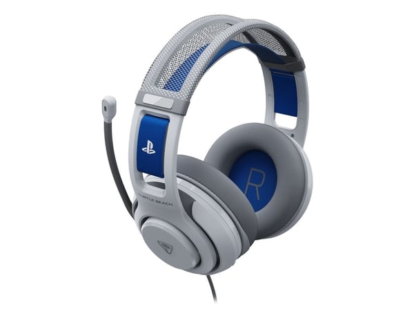 Turtle Beach Atlas 200, Koblet med ledninger (ikke trådløs), 20 - 20000 Hz, Spilling, 280 g, Hodesett, Hvit