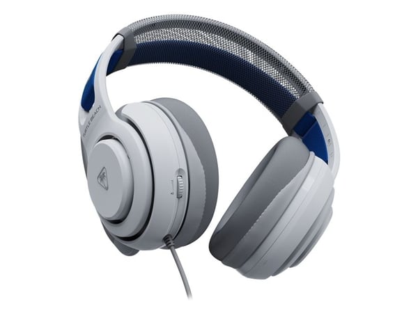 Turtle Beach Atlas 200, Koblet med ledninger (ikke trådløs), 20 - 20000 Hz, Spilling, 280 g, Hodesett, Hvit