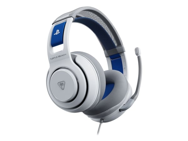 Turtle Beach Atlas 200, Koblet med ledninger (ikke trådløs), 20 - 20000 Hz, Spilling, 280 g, Hodesett, Hvit