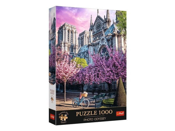 Trefl Puzzle 1000 elementtiä Premium Plus Quality Notre-Damen katedraali, Pariisi, Pariisi