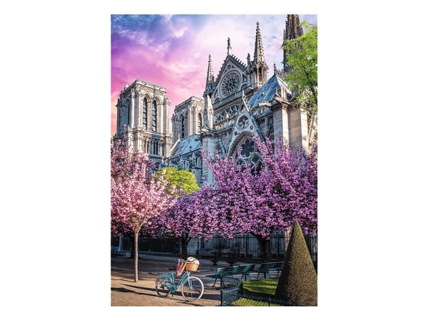 Trefl Puzzle 1000 elementtiä Premium Plus Quality Notre-Damen katedraali, Pariisi, Pariisi