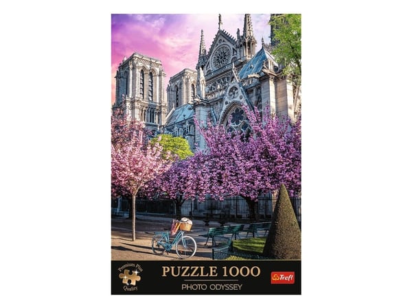 Trefl Puzzle 1000 elementtiä Premium Plus Quality Notre-Damen katedraali, Pariisi, Pariisi