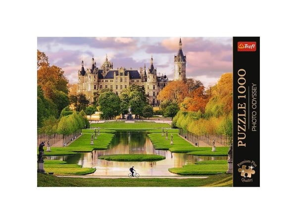 Trefl Puzzle 1000 elementtiä Premium Schwerinin linna Saksa