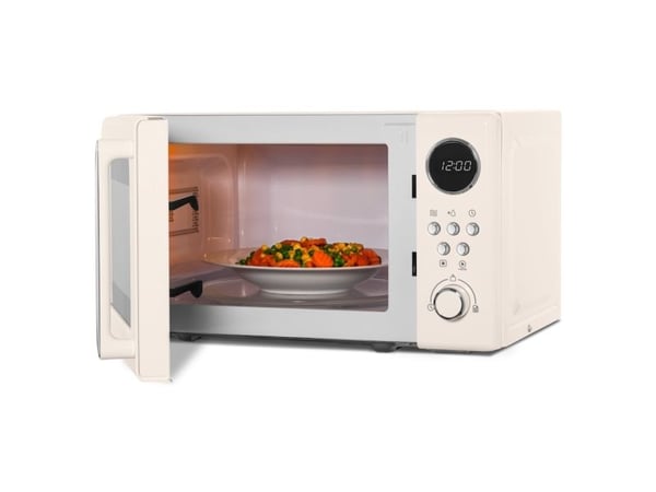 MEDION MD 15000, Benkeplate, Solo mikrobølge ovn, 20 l, 800 W, Innebygd skjerm, Knapper, Rotasjon