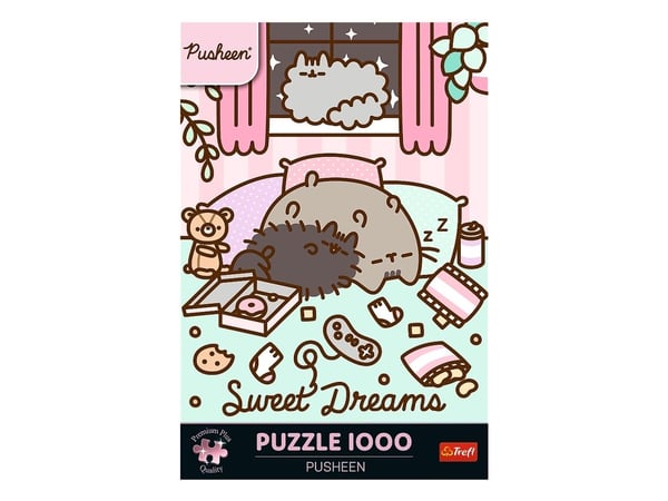 Trefl Puzzle Premium Plus laatu Pusheen 1000 elementtiä (12080)