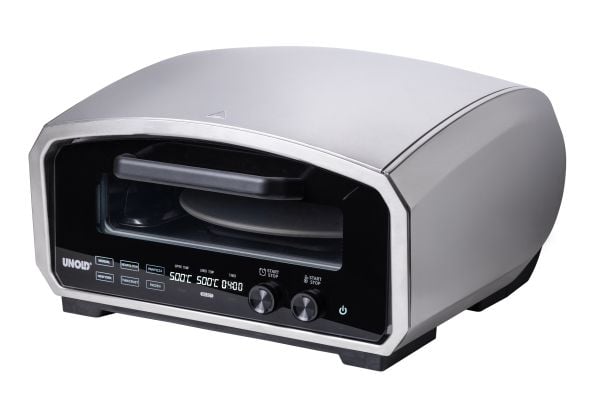 Unold Pizzaofen Enzo 68916, 1 pizza(er), Rustfritt stål, Digitalt, 500 °C, 1 timer, 0,9 m