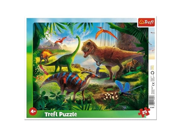 Trefl 31343, 25 stykker, Dinosaurer, 4 år