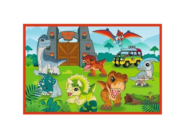Trefl 34437, 24 stykker, Dinosaurer, 3 år
