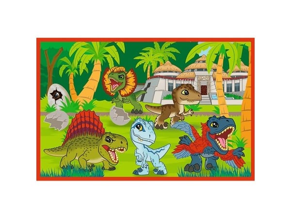 Trefl 34437, 24 stykker, Dinosaurer, 3 år