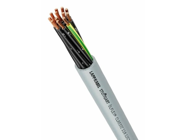 Lapp ÖLFLEX 1119325, 50 m, Kopper, Gjennomsiktig, Hvit, Fortinnet kobber, PVC, 360 kg/km