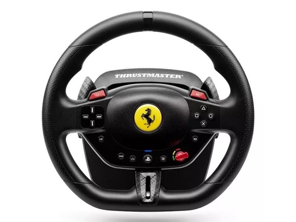 Thrustmaster T98-P Ferrari 296 GTB, Ratt + pedaler, PC, PlayStation 4, PlayStation 5, D-pute, Modusknapp, Menyknapp, Analog/digital, 240°, Koblet m...
