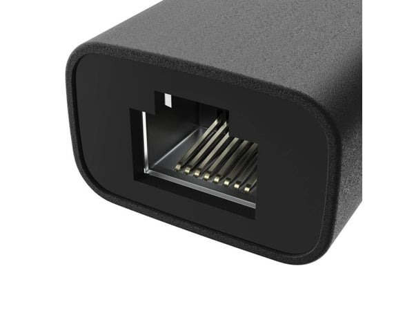 Hama 00200360, USB Type-C, RJ-45, Hankjønn, Svart, Hankjønn, Hunkjønn