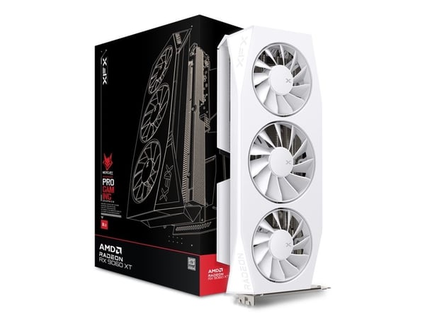XFX VGA 16GB RADEON RX9060XT Mercury OC Gaming WHITE 2xDP/1xHDMI Mercury AMD Radeon RX9060XT OC WHITE Gaming Ed.
