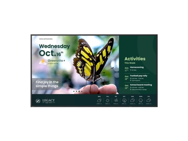 BenQ ST4304, Digitaalinen litteä infotaulu, 109,2 cm (43"), 3840 x 2160 pikseliä, 18/7