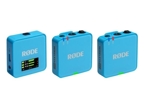 RØDE Wireless GO, Käsi-/Kuuloke-/Lavalier-mikrofoni, 3,5 mm, 260 m, Suuntaukseton, 22 dB, Akku