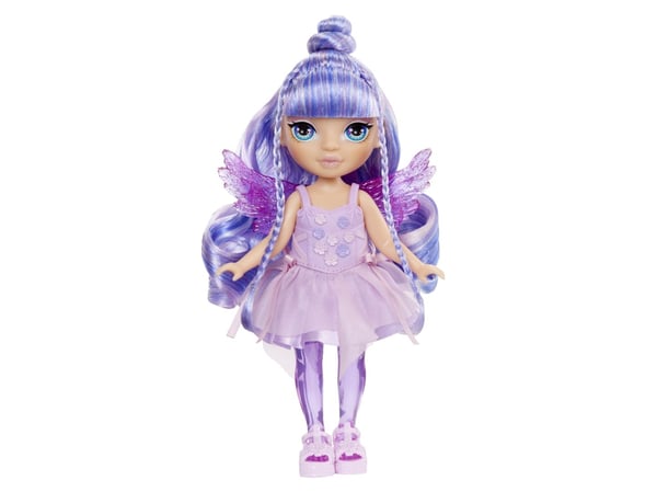 Rainbow High Littles Rainbow Fantasy Fairies Doll- Amethyst (purple), Motedukke, Hunkjønn, 4 år, Gutt/Jente, 140 mm, Flerfarget