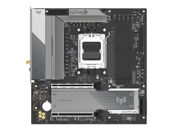 Sapphire - Moderkort - Socket AM5 - USB 3.2 Gen 1 - inbyggda grafiken (CPU krävs) - HD-ljud (8 kanaler)