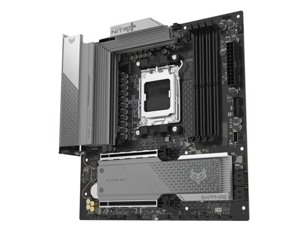 Sapphire - Hovedkort - Socket AM5 - USB 3.2 Gen 1 - innbygd grafikk (CPU kreves) - HD-lyd (8-kanalers)