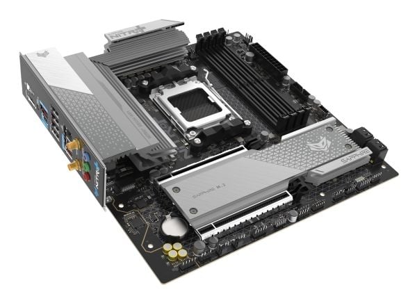 Sapphire - Hovedkort - Socket AM5 - USB 3.2 Gen 1 - innbygd grafikk (CPU kreves) - HD-lyd (8-kanalers)