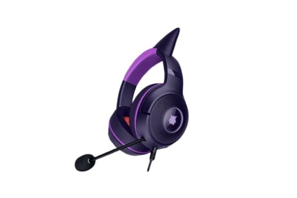 Razer Kraken Kitty V2 - Gengar Edition - hodesett - 7,1-kanals - full størrelse - kablet - USB-A - lydisolerende