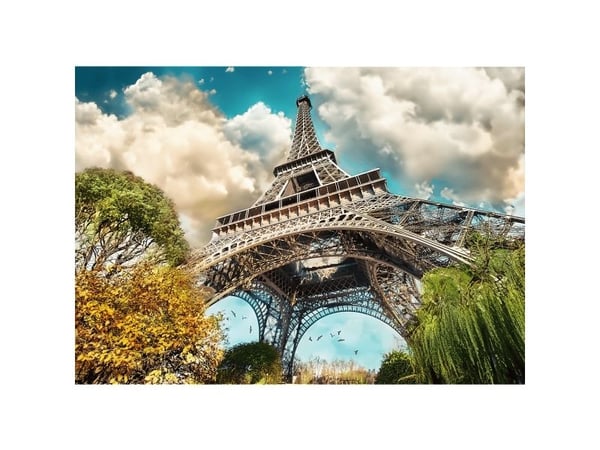 Trefl Puzzle 1000 elementtiä Premium Plus Eiffel-torni Pariisi Ranska