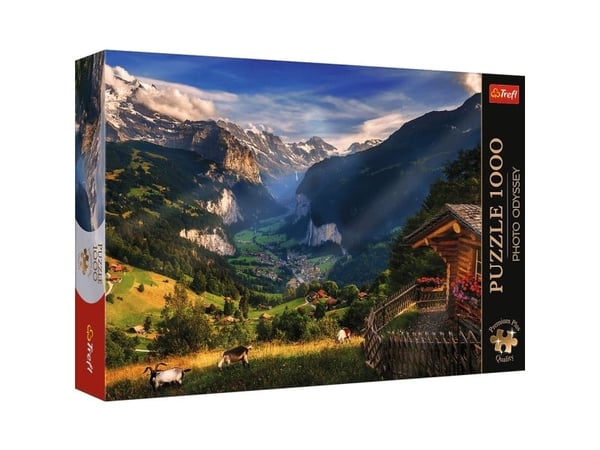 Trefl Puzzle 1000 palaa Premium Plus Lauterbrunnen Valley Sveitsi