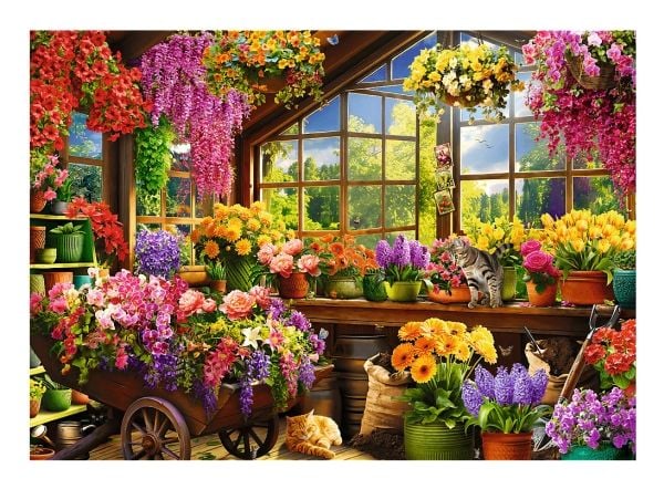 Trefl Puzzle 1000 elementtiä Premium Plus Kevään valmistelut