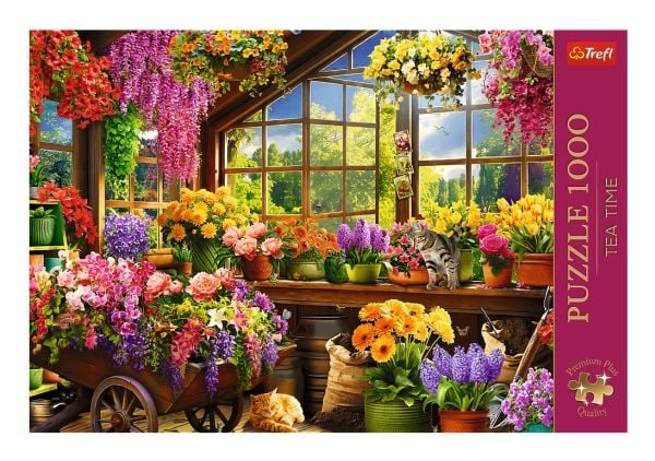 Trefl Puzzle 1000 elementtiä Premium Plus Kevään valmistelut