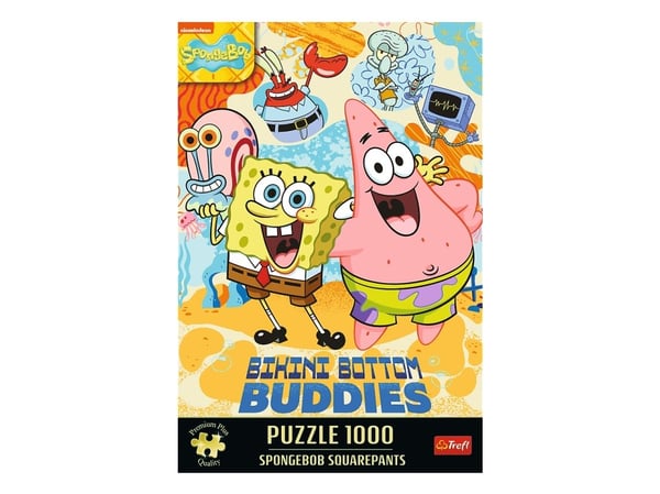 Trefl Premium Plus Quality SpongeBob 1000, 1000 stykker, Tegneserier