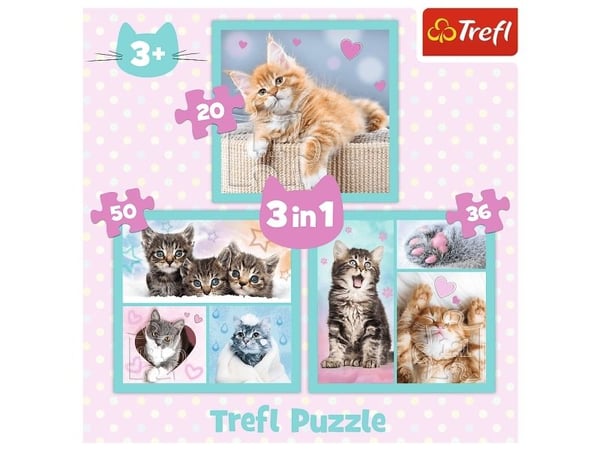 Trefl 34862, 50 kpl, Eläimet, 3 vuosi/vuosia