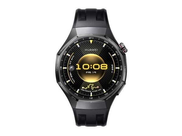 Huawei Watch GT 6 Pro - 46 mm - titanium alloy - smartklokke med stropp - fluorelastomer - svart - håndleddstørrelse: 140-210 mm - display 1.47" - ...