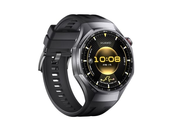 Huawei Watch GT 6 Pro - 46 mm - titanium alloy - smartklokke med stropp - fluorelastomer - svart - håndleddstørrelse: 140-210 mm - display 1.47" - ...