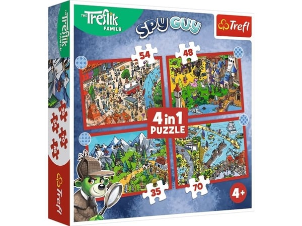 Trefl 34675, 70 kpl, Sarjakuvat, 4 vuosi/vuosia