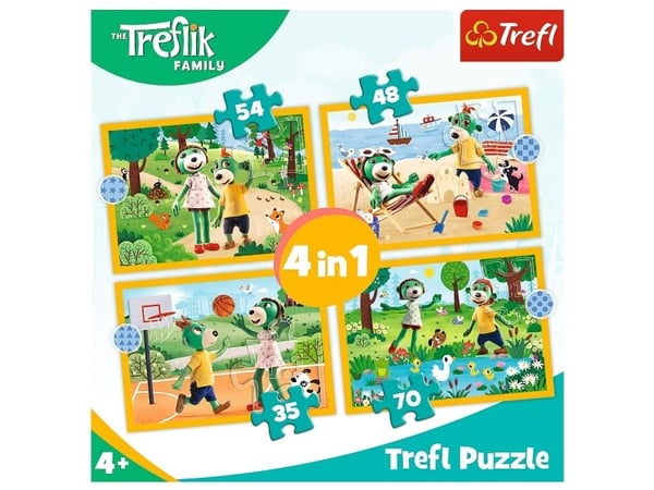 Trefl 34623, 70 styck, Tecknade serier, 4 År