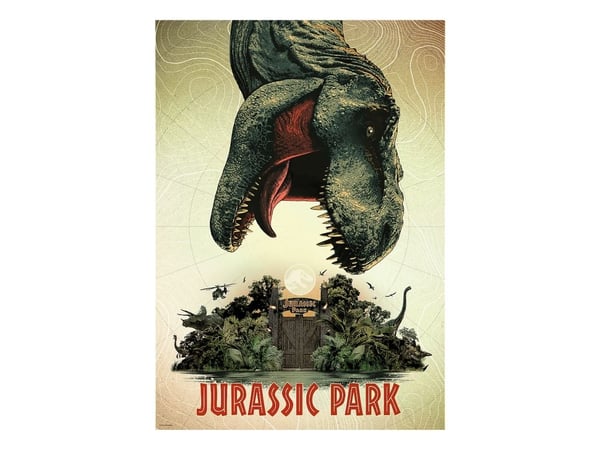 Trefl Premium Plus Quality Jurassic Park, 1000 stykker, Fjernsyn/ filmer