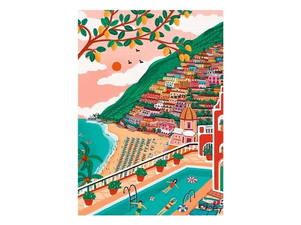 Palapeli 1000 palaa Premium Plus Positano Italia