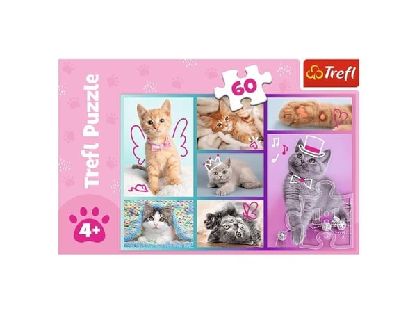 Trefl 17373, 60 styck, Djur, 4 År