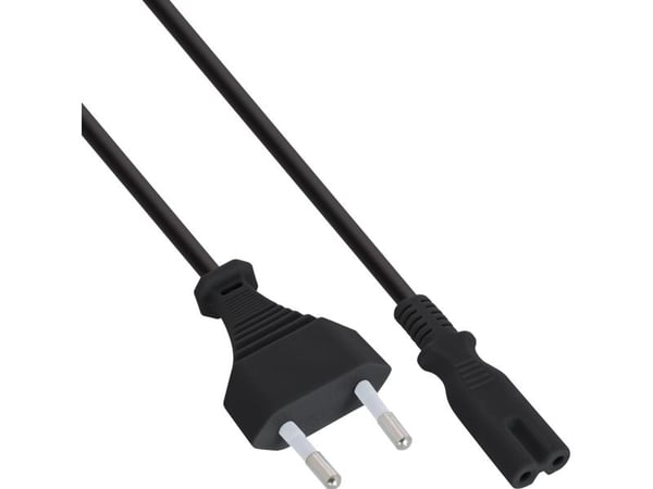 InLine B-16654S, 1,5 m, Strömkontakt typ C, IEC C7, H03VVH2-F
