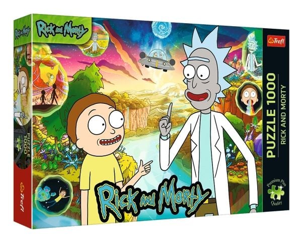 Trefl Puzzle 1000 biter Premium Plus Rick and Morty