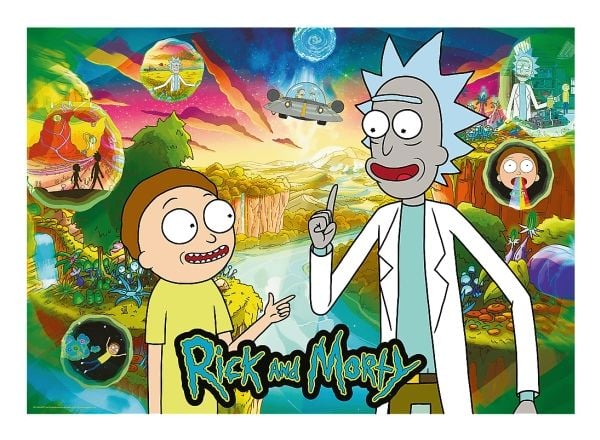 Trefl Puzzle 1000 elementtiä Premium Plus Rick ja Morty