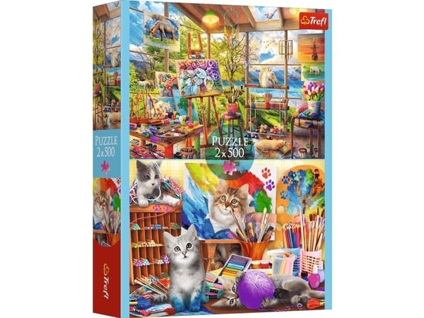 Trefl Puzzle Maalaustaide 2x500 elementtiä (37530)