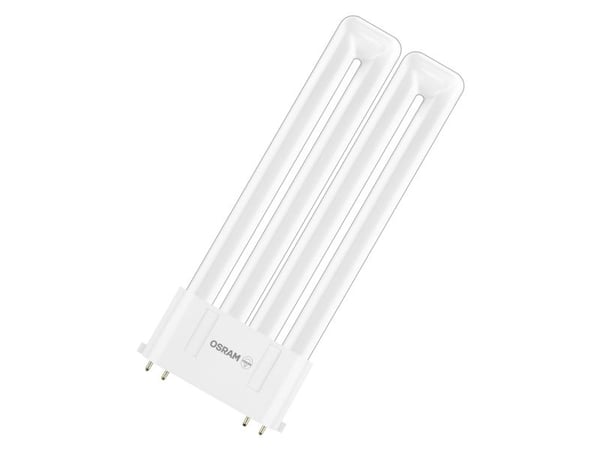 OSRAM DULUX - LED-glödlampa - form: dubbel biax - glaserad finish - 2G10 - 20 W (motsvarande 36 W) - klass E - svalt vitt ljus - 4000 K