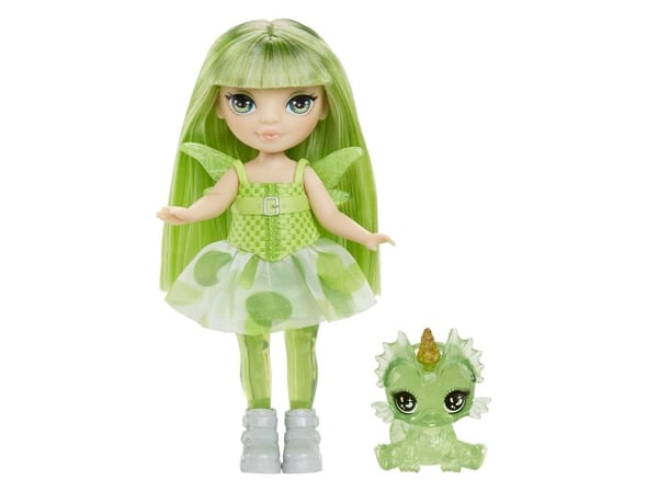 Rainbow High Littles Rainbow Fantasy Fairies Doll- Emerald (Green), Modedocka, Honkoppling, 4 År, Pojke/flicka, 140 mm, Multifärg