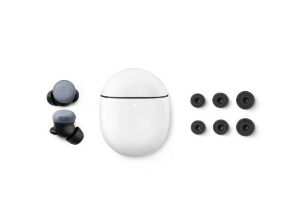 Google Pixel Buds Pro 2 - True wireless-hodetelefoner med mikrofon - i øret - Bluetooth - aktiv støydemping - månestein