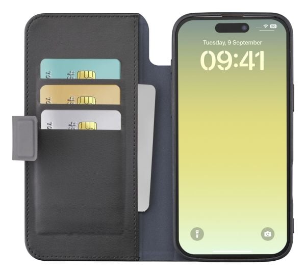Cellularline Book Agenda, Folio, Apple, iPhone 17 Air, 16,5 cm (6.5"), Svart