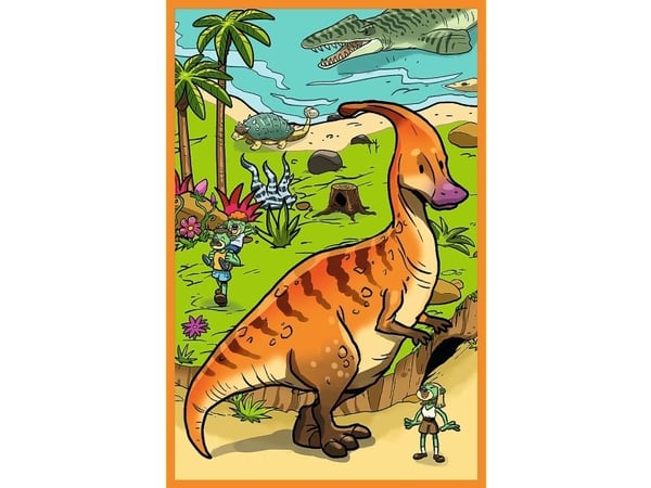 Trefl 34888, 80 styck, Dinosaurier, 5 År