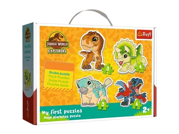 Trefl 36138, 6 stykker, Dinosaurer, 2 år