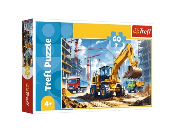 Trefl 17406, 60 stykker, Kjøretøy, 4 år