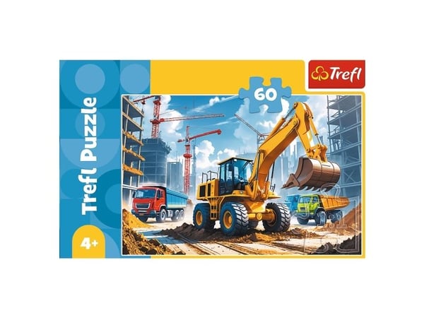 Trefl 17406, 60 stykker, Kjøretøy, 4 år